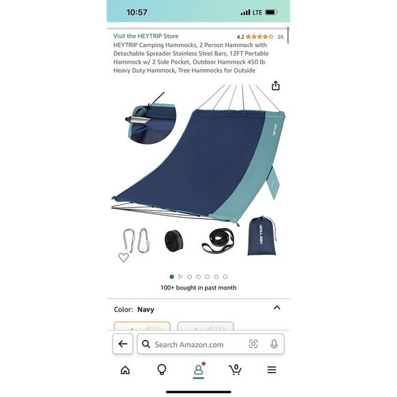 Portable Hammock Heavy Weight